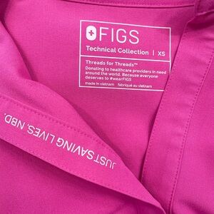 Women’s Figs Pink Rafaela top ONLY sz XS